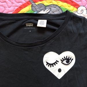 Levi's Tops - Levi’s Heart Graphic Tee Levi's Tops - Levi’s Heart Graphic Tee